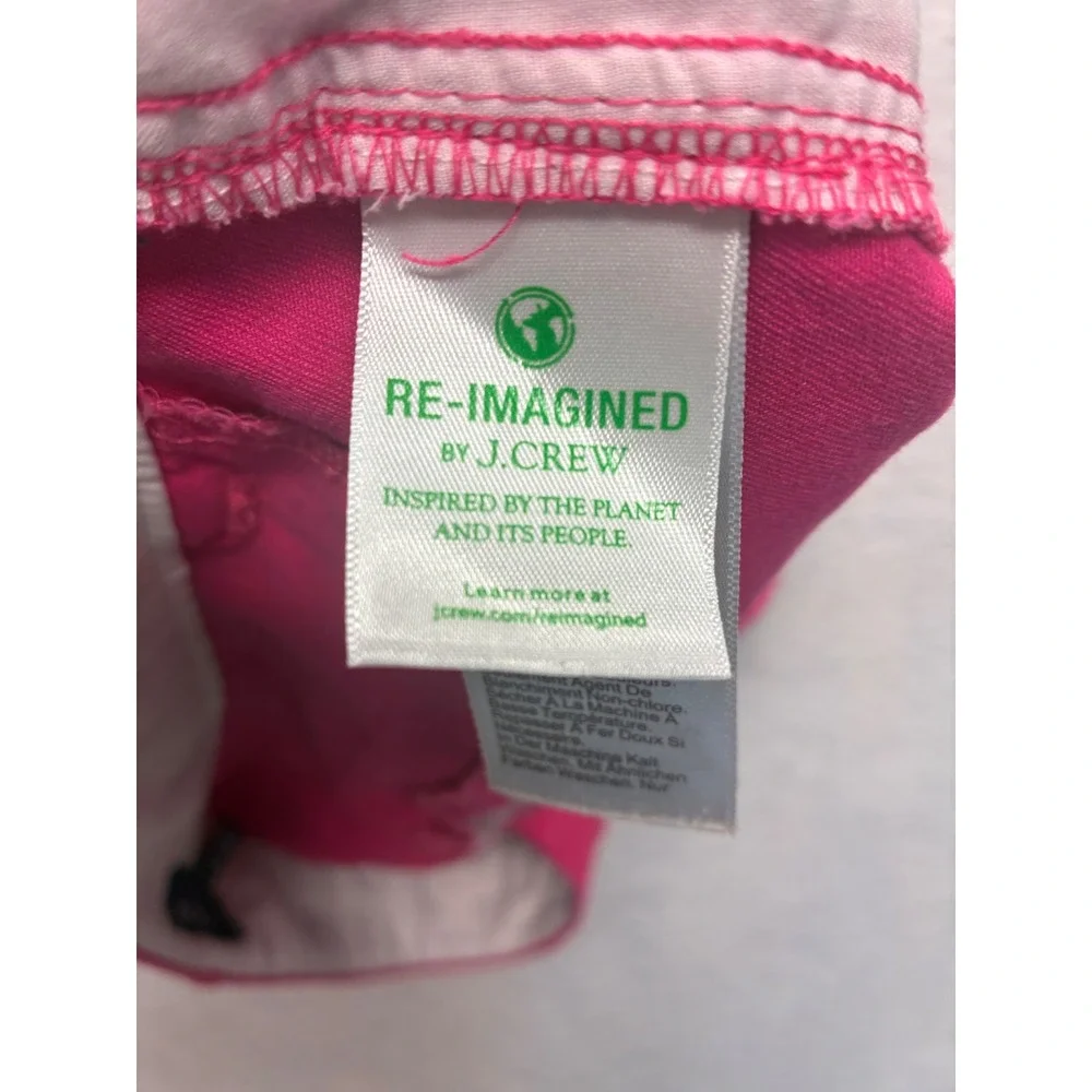 J.Crew Modern Chino Shorts Barbiecore Preppy Cotton - 6 Pink